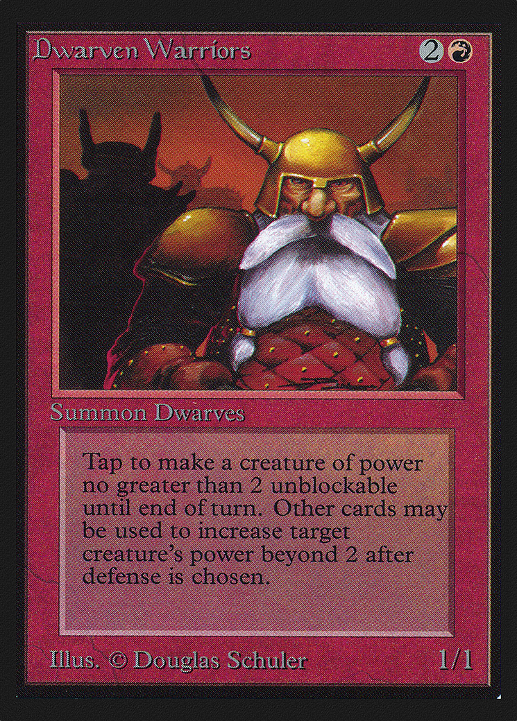 Dwarven Warriors (IE) (IED-) - Intl. Collectors' Edition