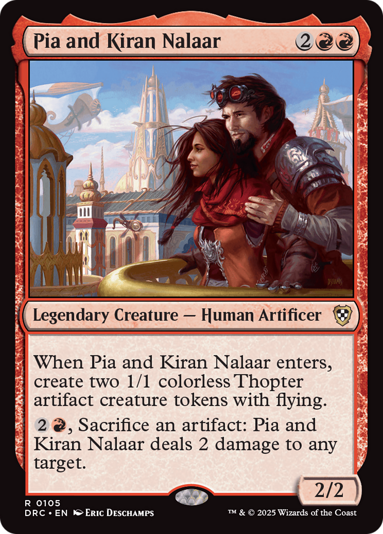 Pia and Kiran Nalaar [Aetherdrift Commander] | The CG Realm