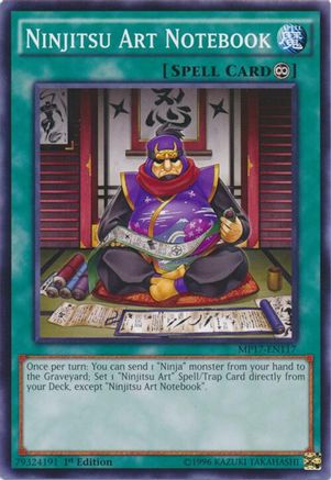 Ninjitsu Art Notebook (MP17-EN117) - 2017 Mega-Tins Mega Pack 1st Edition