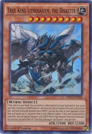 True King Lithosagym, the Disaster (MP17-EN186) - 2017 Mega-Tins Mega Pack 1st Edition