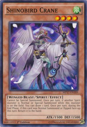 Shinobird Crane (MP17-EN189) - 2017 Mega-Tins Mega Pack 1st Edition