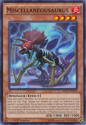 Miscellaneousaurus (MP17-EN193) - 2017 Mega-Tins Mega Pack 1st Edition