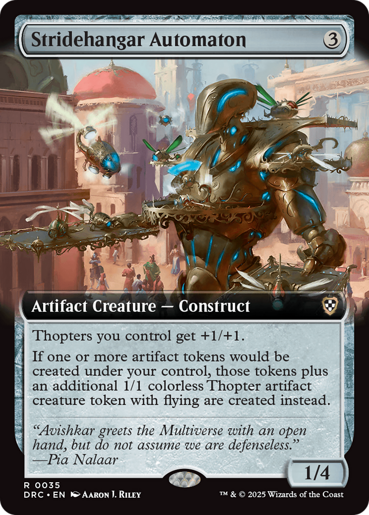 Stridehangar Automaton (Extended Art) [Aetherdrift Commander] | The CG Realm