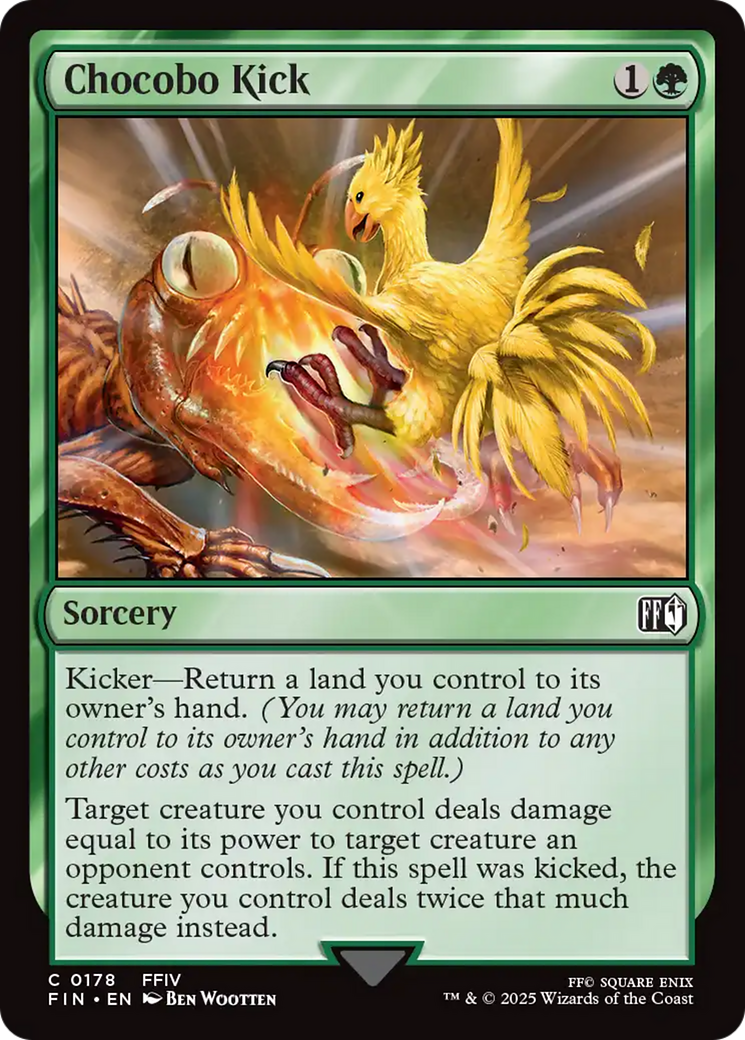 Chocobo Kick [FINAL FANTASY] | The CG Realm