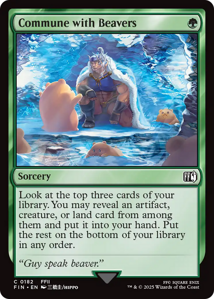 Commune with Beavers [FINAL FANTASY] | The CG Realm
