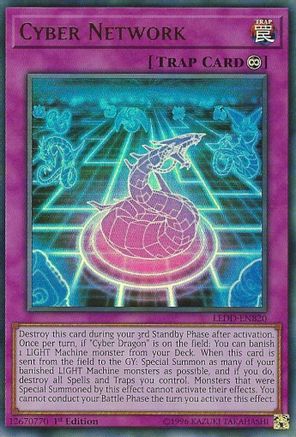 Cyber Network (UR) (LEDD-ENB20) - Legendary Dragon Decks 1st Edition
