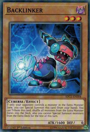 Backlinker (SDCL-EN004) - Structure Deck: Cyberse Link 1st Edition