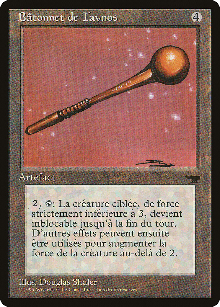 Tawnos's Wand (French) - "Batonnet de Tavnos" (REN-) - Renaissance