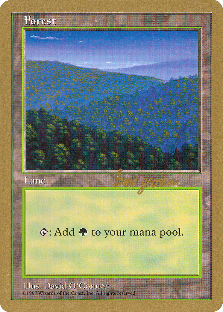 Forest (418) - 1997 Svend Geertsen (5ED) (WCD-) - World Championship Decks 1997