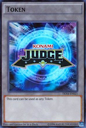 Official Judge Token: TKN4-EN021 (TKN4-EN021) - Judge Promotional Cards Unlimited