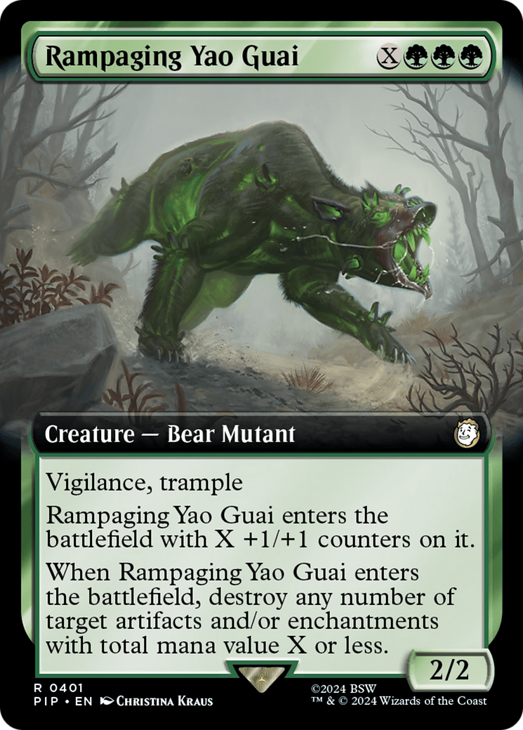 Rampaging Yao Guai (Extended Art) [Fallout] | The CG Realm