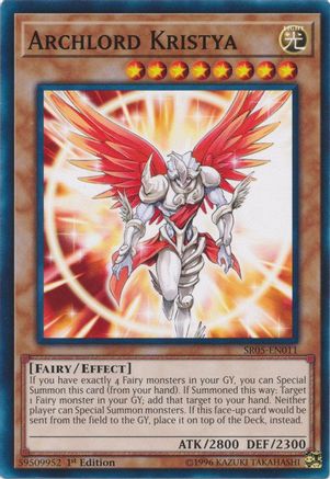 Archlord Kristya (SR05-EN011) - Structure Deck: Wave of Light 1st Edition