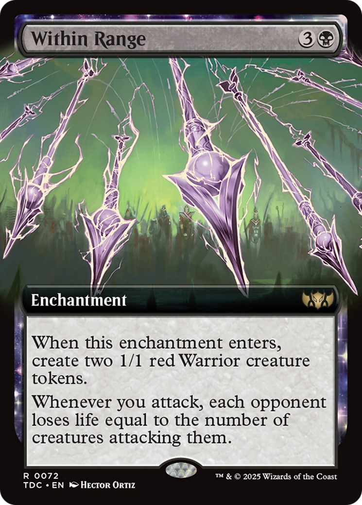 Within Range (Extended Art) [Tarkir: Dragonstorm Commander] | The CG Realm