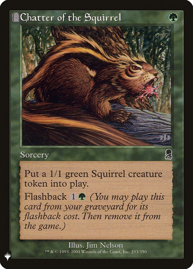 Chatter of the Squirrel [Mystery Booster] | The CG Realm