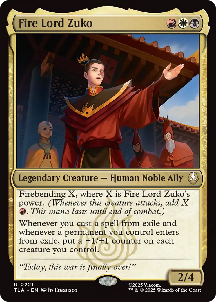 Fire Lord Zuko [Avatar: The Last Airbender] | The CG Realm