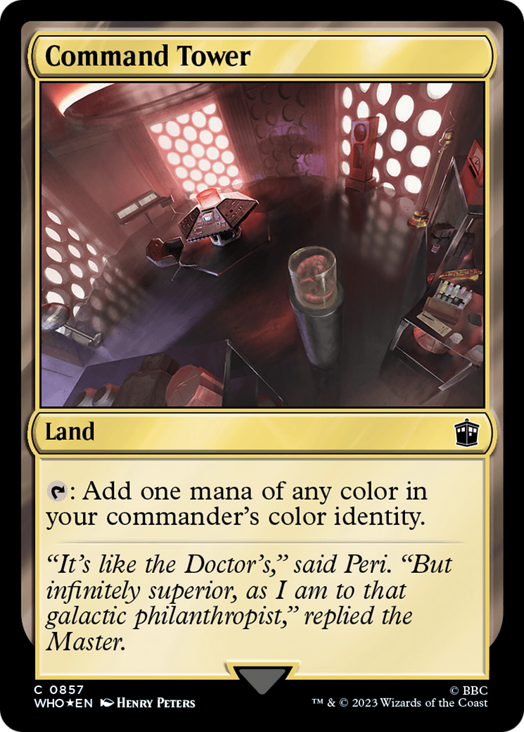 Command Tower (0857) (Surge Foil) [Doctor Who] | The CG Realm