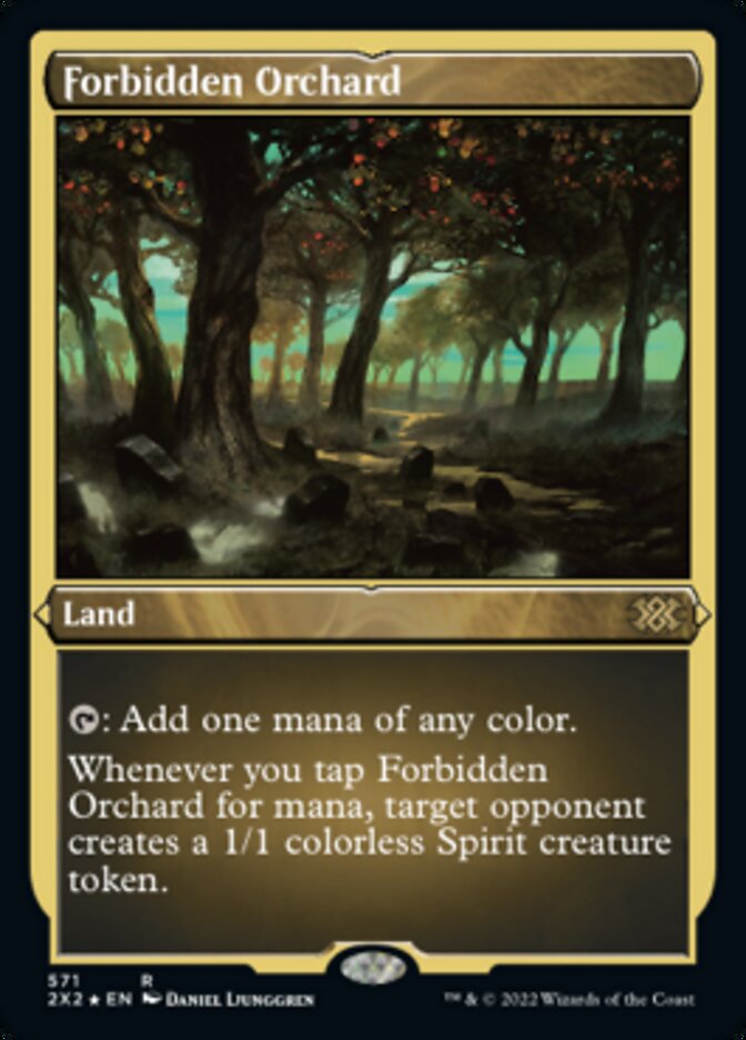 Forbidden Orchard (Foil Etched) [Double Masters 2022] | The CG Realm