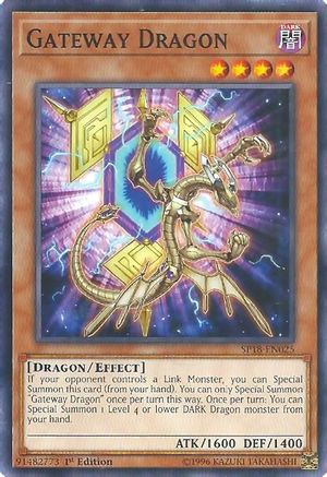 Gateway Dragon (SP18-EN025) - Star Pack VRAINS 1st Edition