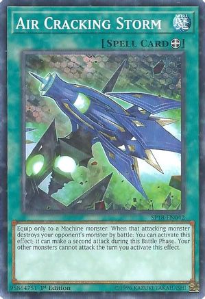 Air Cracking Storm (Starfoil) (SP18-EN042) - Star Pack VRAINS 1st Edition