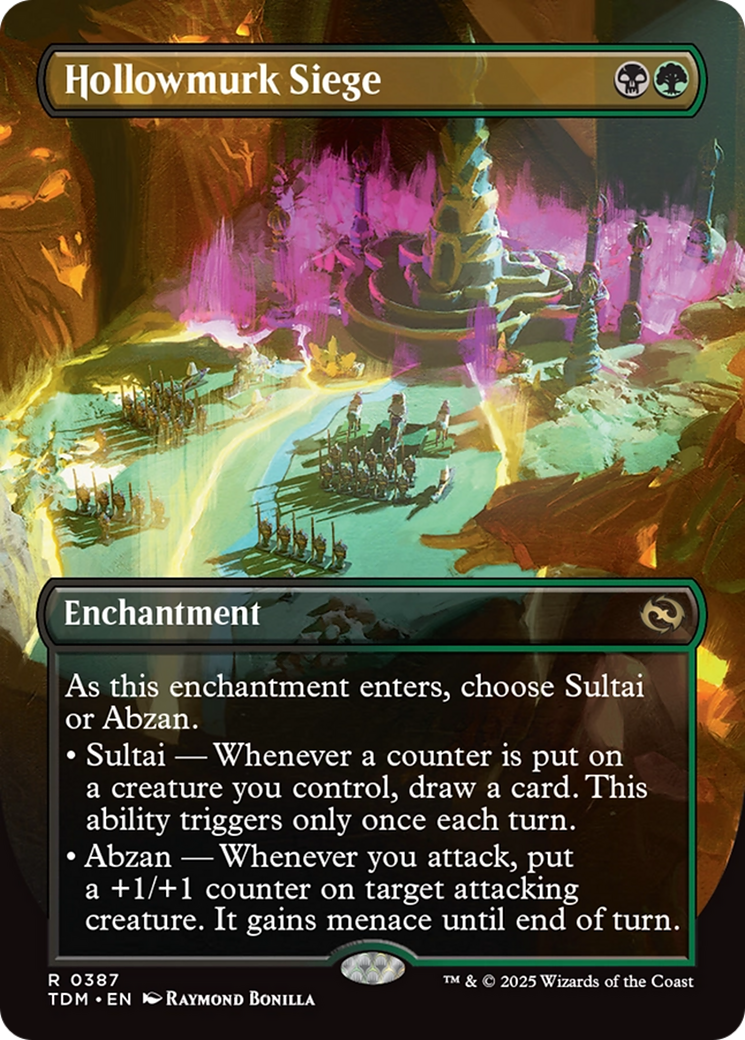Hollowmurk Siege (Borderless) [Tarkir: Dragonstorm] | The CG Realm