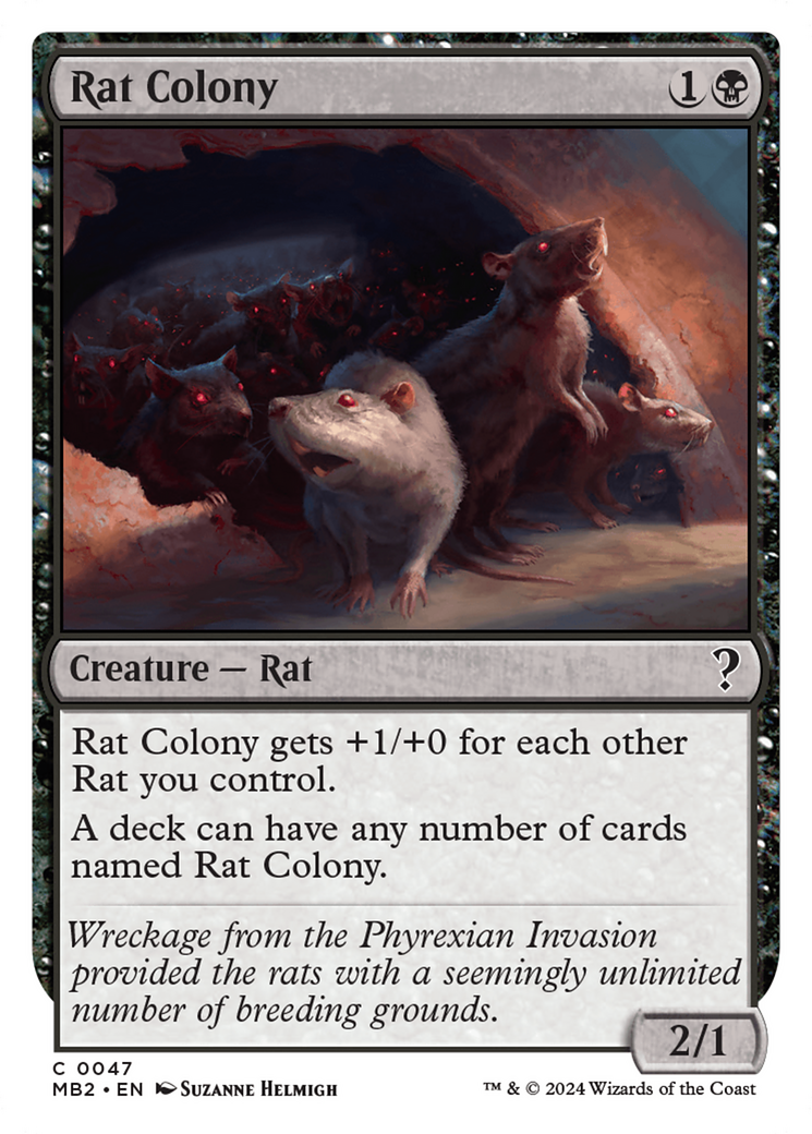 Rat Colony (White Border) [Mystery Booster 2] | The CG Realm
