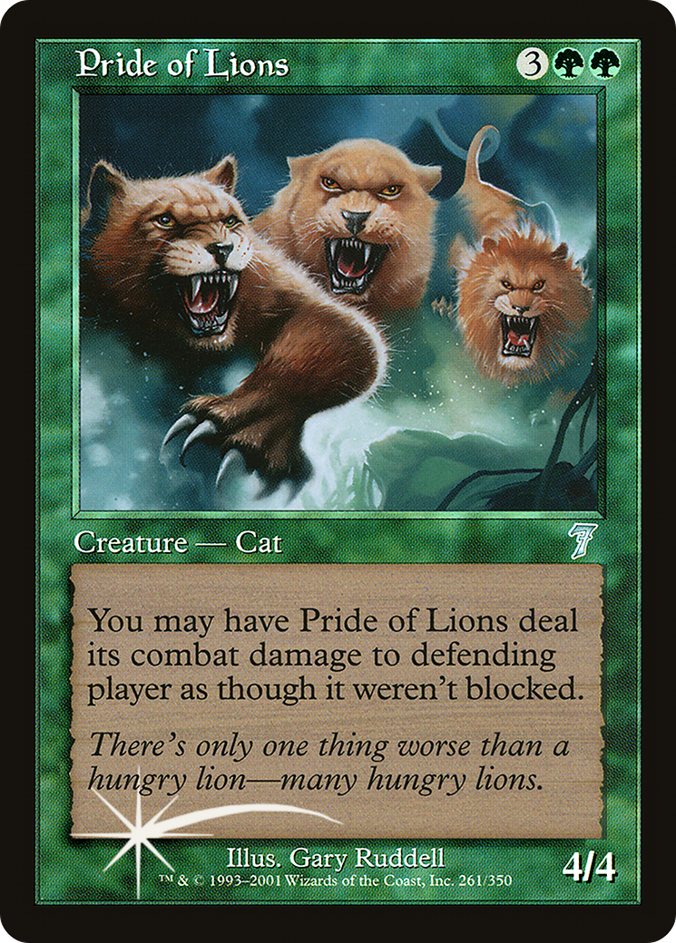 Pride of Lions (7ED-261) - 7th Edition