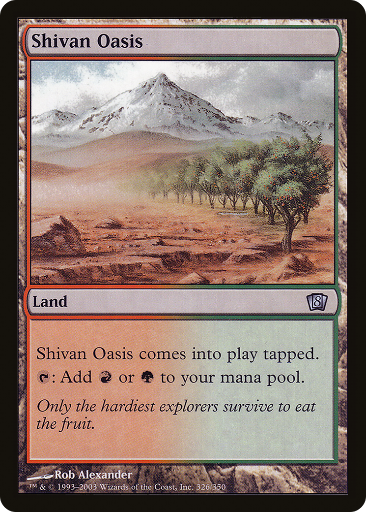 Shivan Oasis (8ED-326) - 8th Edition