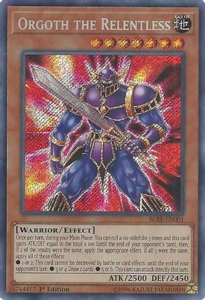 Orgoth the Relentless (BLRR-EN001) - Battles of Legend: Relentless Revenge 1st Edition