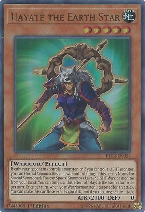 Hayate the Earth Star (BLRR-EN036) - Battles of Legend: Relentless Revenge 1st Edition