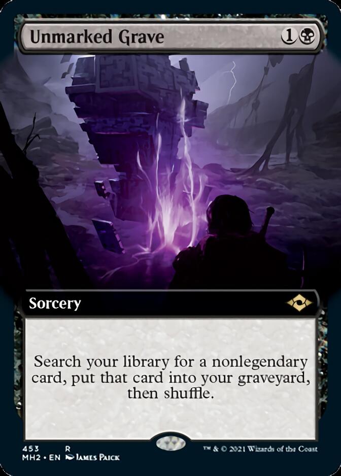 Unmarked Grave (Extended Art) (MH2-453) - Modern Horizons 2: (Extended Art)
