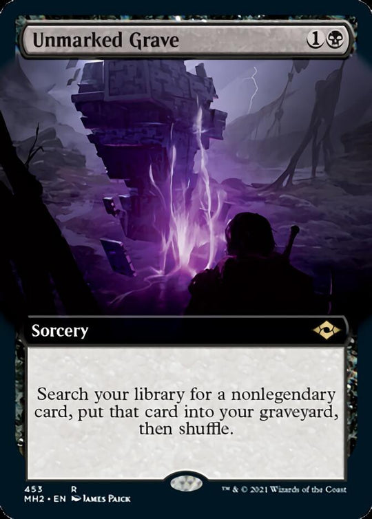 Unmarked Grave (Extended Art) (MH2-453) - Modern Horizons 2: (Extended Art)