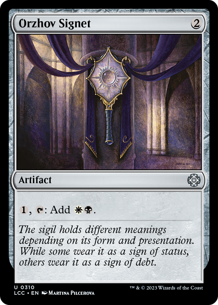 Orzhov Signet [The Lost Caverns of Ixalan Commander] | The CG Realm
