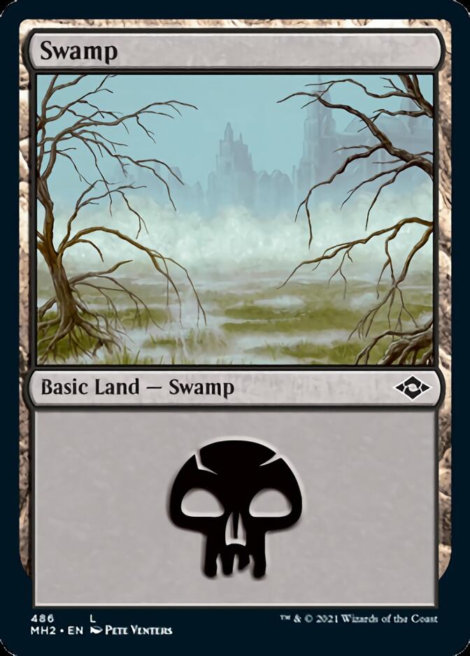 Swamp (486) (MH2-486) - Modern Horizons 2 Foil