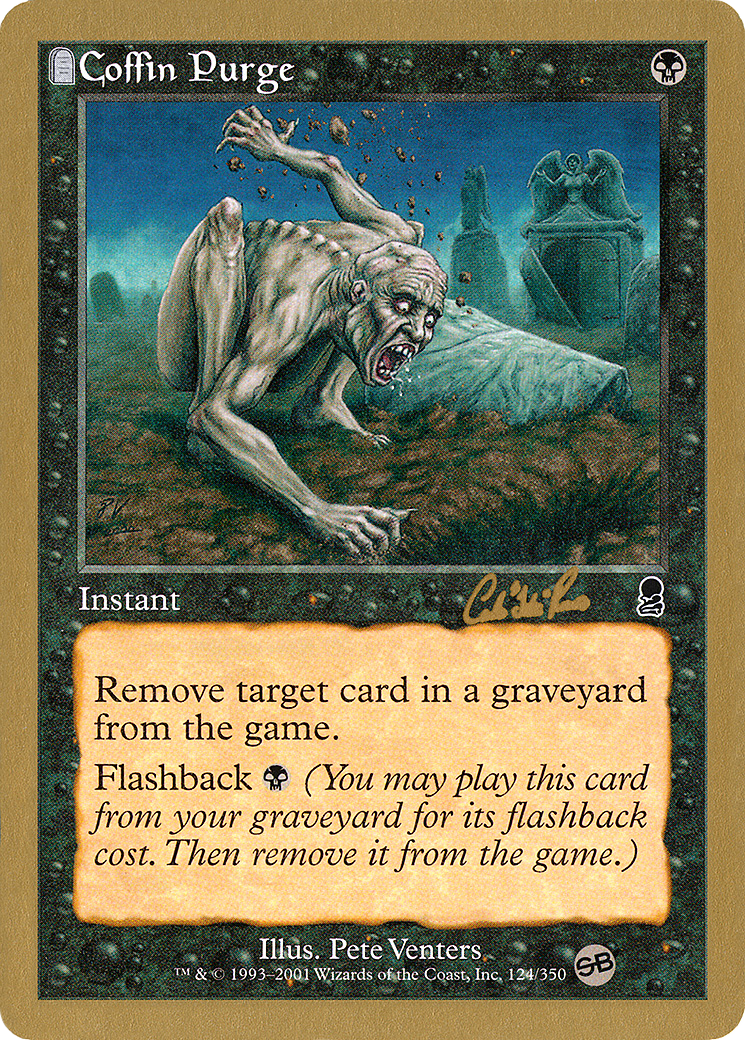 Coffin Purge - 2002 Carlos Romao (ODY) (SB) (WCD-) - World Championship Decks 2002: (tombstone)