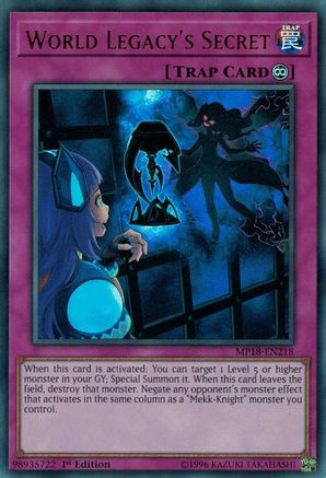 World Legacy's Secret (MP18-EN218) - 2018 Mega-Tins Mega Pack 1st Edition