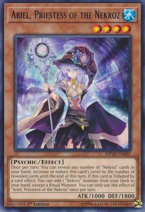 Ariel, Priestess of the Nekroz (MP18-EN007) - 2018 Mega-Tins Mega Pack 1st Edition