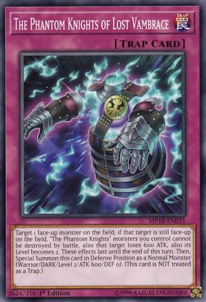 The Phantom Knights of Lost Vambrace (MP18-EN021) - 2018 Mega-Tins Mega Pack 1st Edition