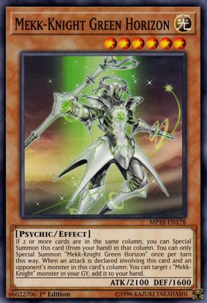 Mekk-Knight Green Horizon (MP18-EN178) - 2018 Mega-Tins Mega Pack 1st Edition