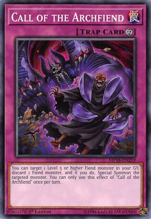 Call of the Archfiend (MP18-EN219) - 2018 Mega-Tins Mega Pack 1st Edition