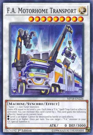 F.A. Motorhome Transport (MP18-EN226) - 2018 Mega-Tins Mega Pack 1st Edition