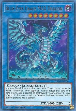 Blue-Eyes Chaos MAX Dragon (LED3-EN000) - Legendary Duelists: White Dragon Abyss 1st Edition