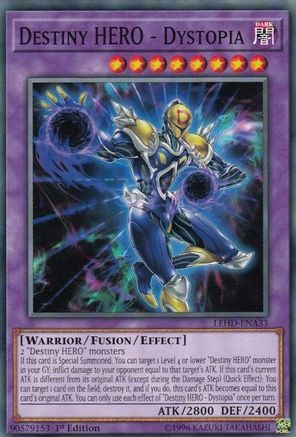 Destiny HERO - Dystopia (LEHD-ENA33) - Legendary Hero Decks 1st Edition