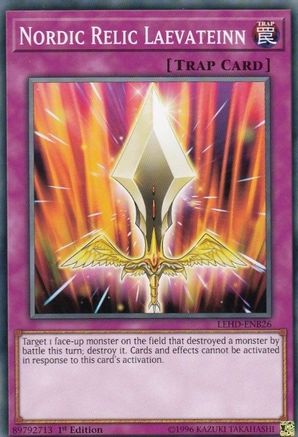 Nordic Relic Laevateinn (LEHD-ENB26) - Legendary Hero Decks 1st Edition