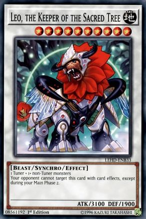 Leo, the Keeper of the Sacred Tree (LEHD-ENB33) - Legendary Hero Decks 1st Edition