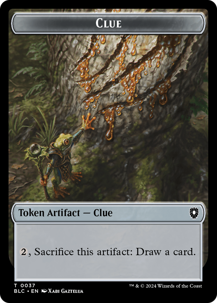 Eldrazi // Clue Double-Sided Token [Bloomburrow Commander Tokens] | The CG Realm