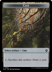 Eldrazi // Clue Double-Sided Token [Bloomburrow Commander Tokens] | The CG Realm