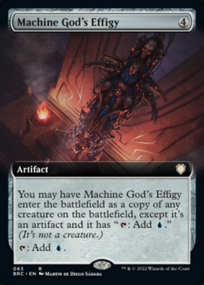 Machine God's Effigy (Extended Art) [The Brothers' War Commander] | The CG Realm