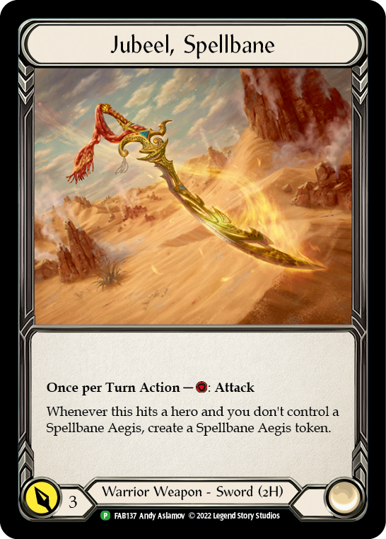 Jubeel, Spellbane [FAB137] (Promo)  Cold Foil | The CG Realm