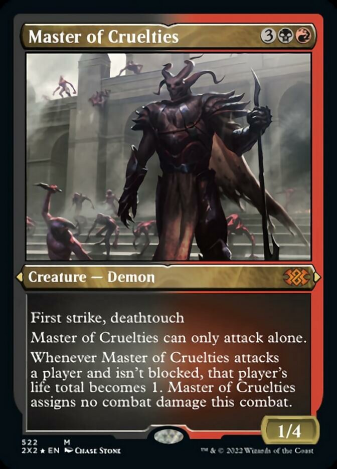 Master of Cruelties (Foil Etched) [Double Masters 2022] | The CG Realm