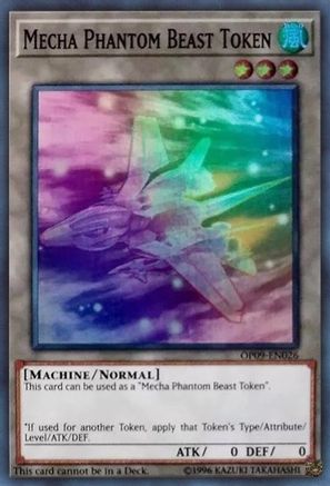 Token: Mecha Phantom Beast (C) - "Megaraptor" (OP09-EN026) - OTS Tournament Pack 9 Unlimited
